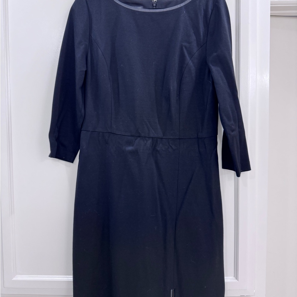 Talbots Classic Black Long Sleeve Dress Size 12